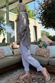 Sandbar Linen Blend Pop Over Shirt Mocha